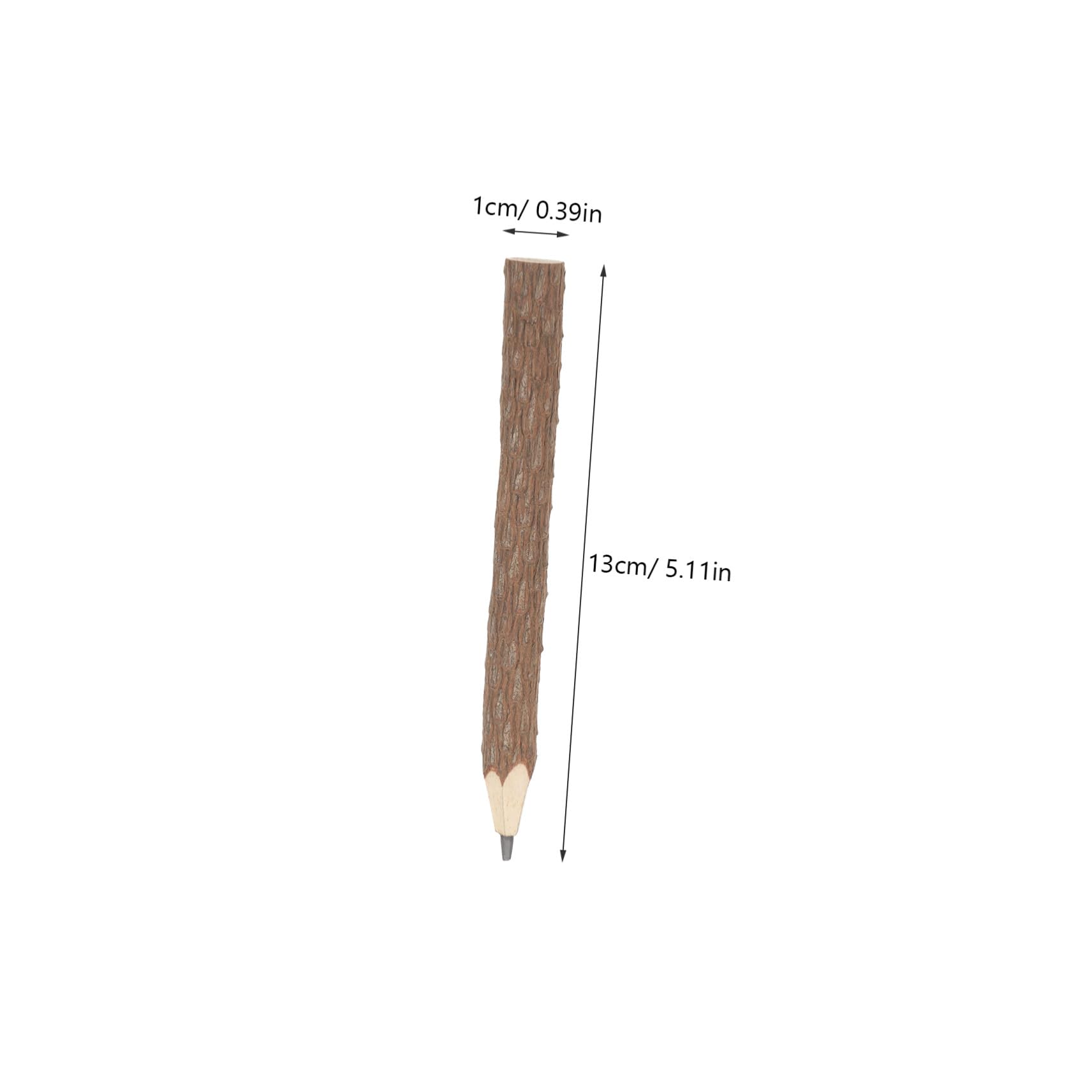 75 Piezas Lápices de Madera Natural con Corteza Lápices Ecológicos de Rama para Escribir y Dibujar Suministros Escolares para Niñas Material Escolar Creativo para Clase y Fiesta