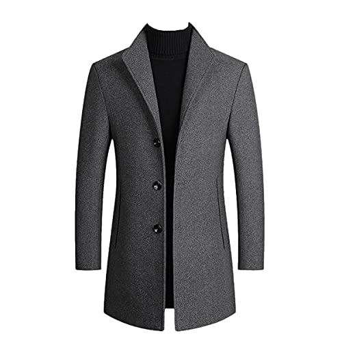 Manteau en laine pour hommes Roquorl veste chaude d'hiver élégante et chic