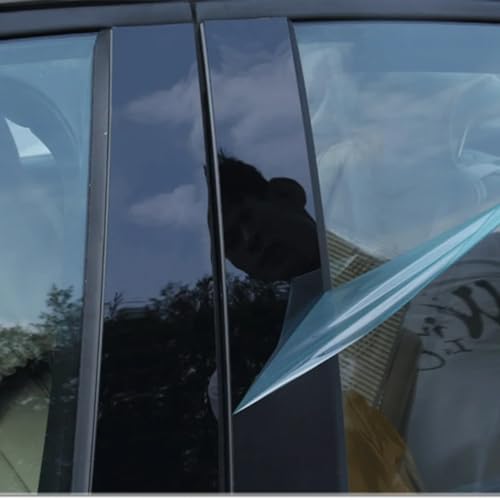 Embellecedor de pilar de ventana efecto espejo para Toyota Corolla 2009-2013 3