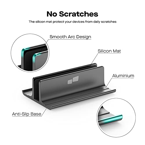 Base ajustable de aluminio para laptop MP Upright Stand miniatura 3