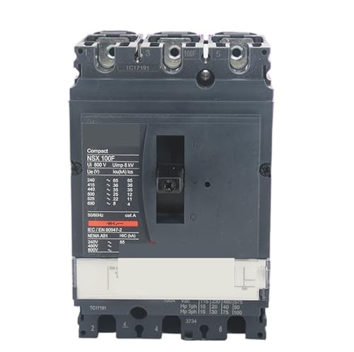 Disyuntor de caja moldeada NSX100F 16A magnetotérmico tripolar para baja tensión