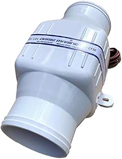 OASIS MARINE 3 inch 12V Electric in-Line Bilge Boat Air Blower