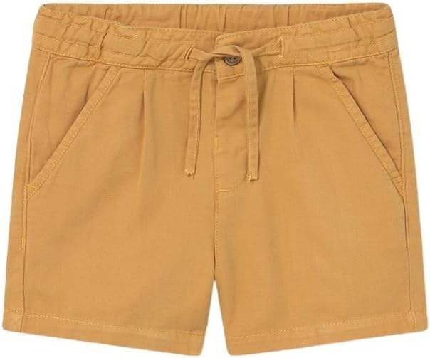Mayoral Linen Bermuda for Baby-Boys Peach