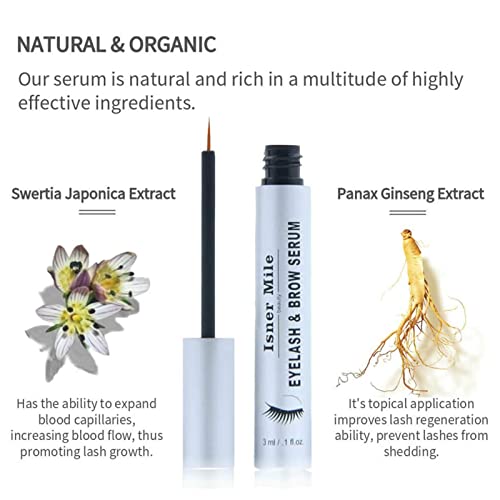 Sérum para crescimento de pestanas - Aumenta o Sérum Natural para Cílios e Sobrancelhas Nutrição Ráp