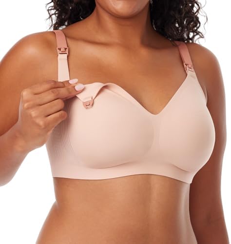 Momcozy Nursing Bras for Breastfeeding, 3.0 Jelly Strip Lift Supp...