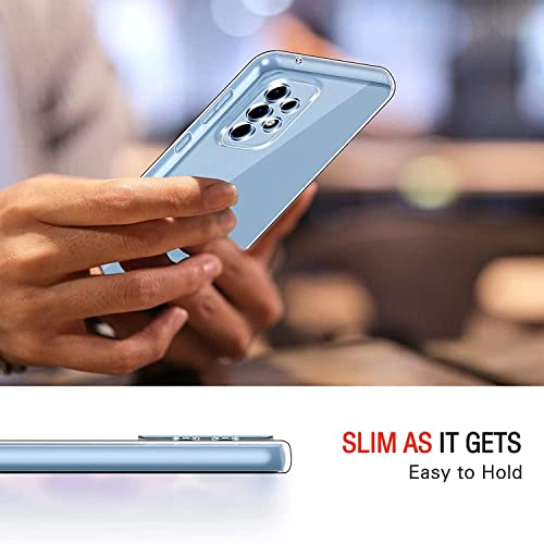 NWNK13 For Samsung Galaxy A53 5G Case Crystal Clear Slim Fit Front & Back 360° Case Built-in Screen Protector Full Body Silicone Gel Mobile Phone Cover for Samsung A53 5G (Clear) (Clear) - Image 4