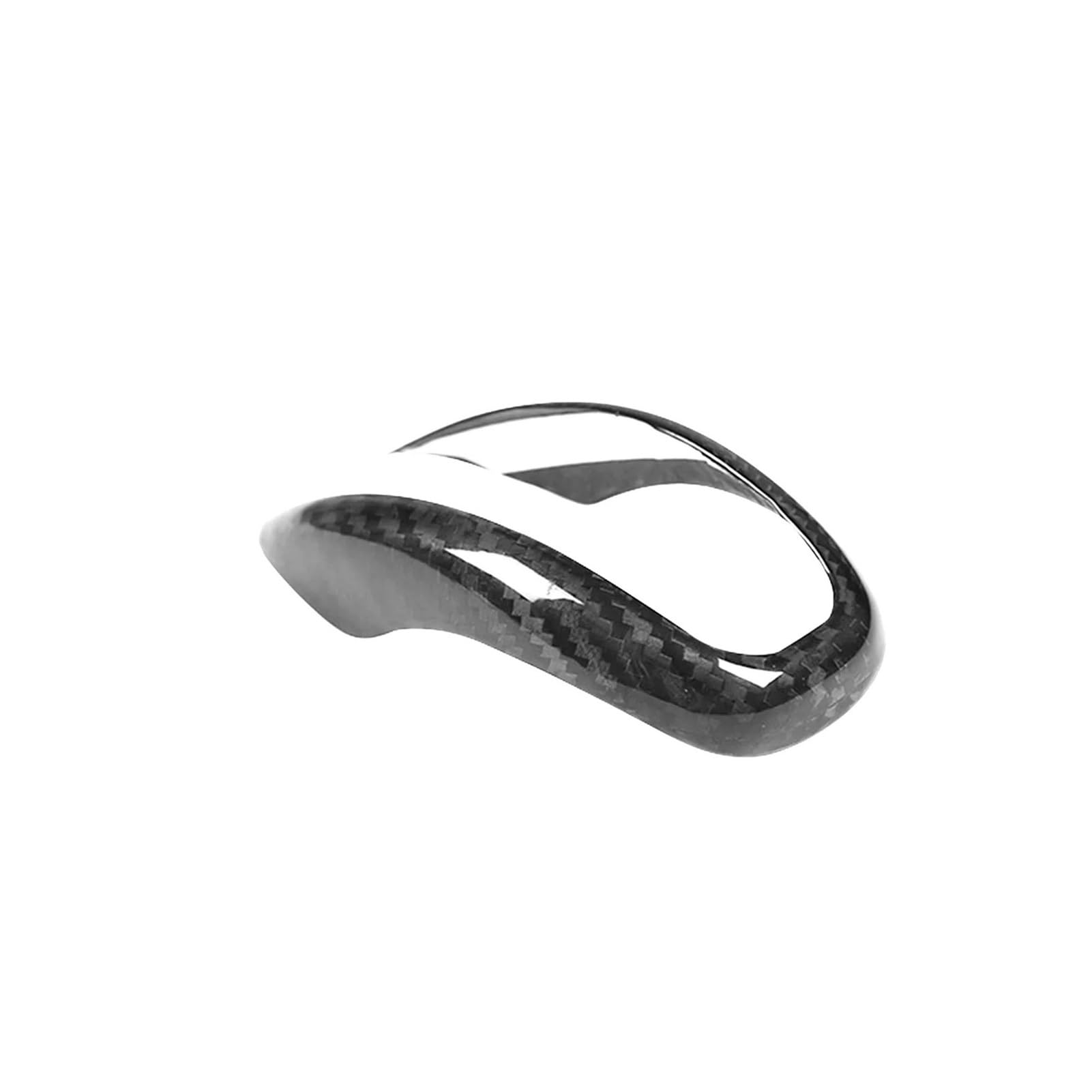 VNHLOTVJL Inner Door Handle Frame Real Dry Carbon Fiber Sticker Compatible for Alfa Romeo Giulia 2017-19 LHD RHD Car Styling Trim Cover Decorative(1Type)
