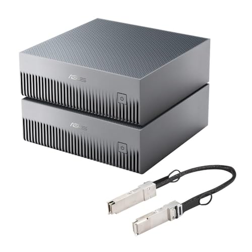 Image of ASUS Ascent GX10 Bundle - 2x ASUS Ascent GX10 2TB Personal AI Supercomputer + 1x Ascent GX10 0.4m (1.3ft) DGX Spark Stacking Cable