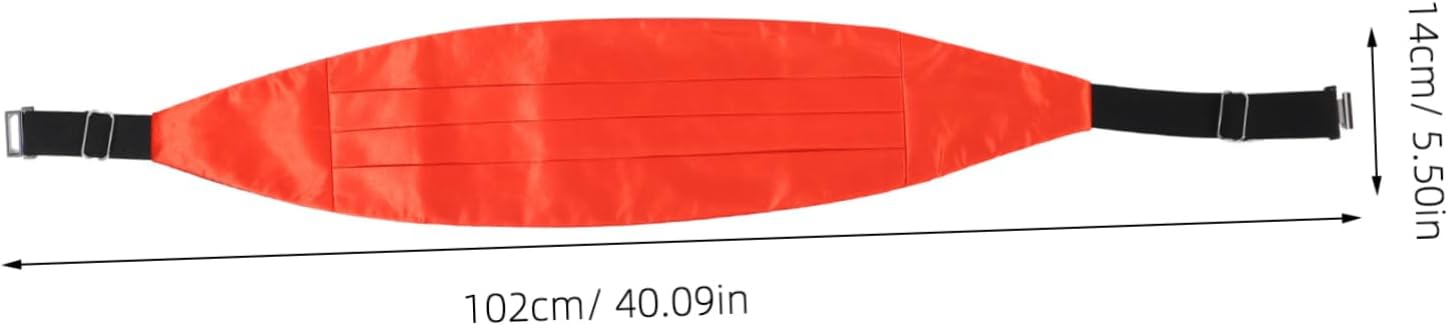 BESTYASH 3Pcs Men's Satin Bow Tie Cummerbund Red Tuxedo Accessories for Formal Events Fully Lined with Machine Stitched Borders for Weddings and Evening