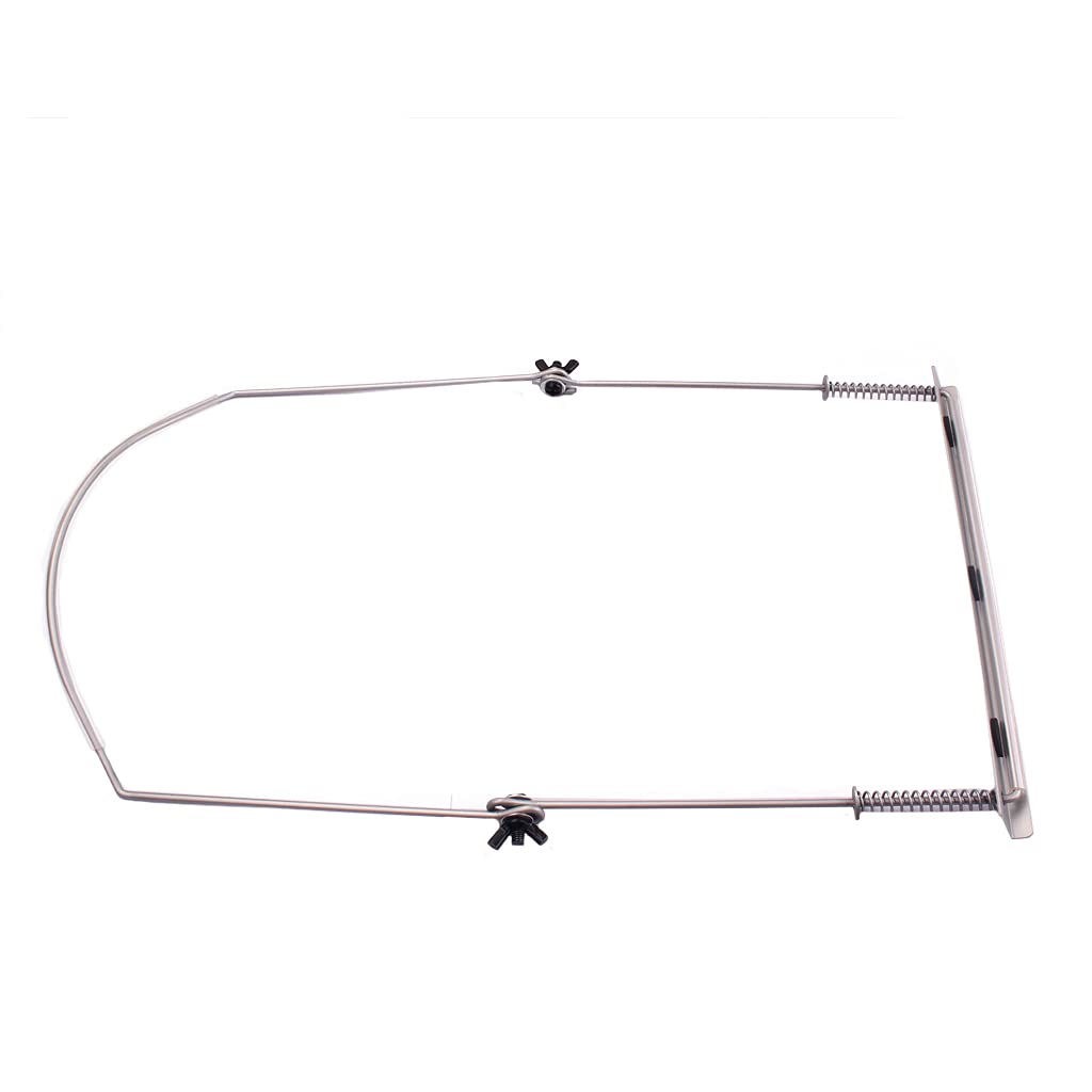 Alnicov Supporto per armonica Supporto per collo Supporto per armoniche a 24 fori Argento
