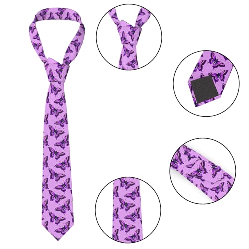 Flying Bird Blue Men's Tie Necktie Formal Business Suit for Men Wedding Groom Groomsmen Boyfriend3