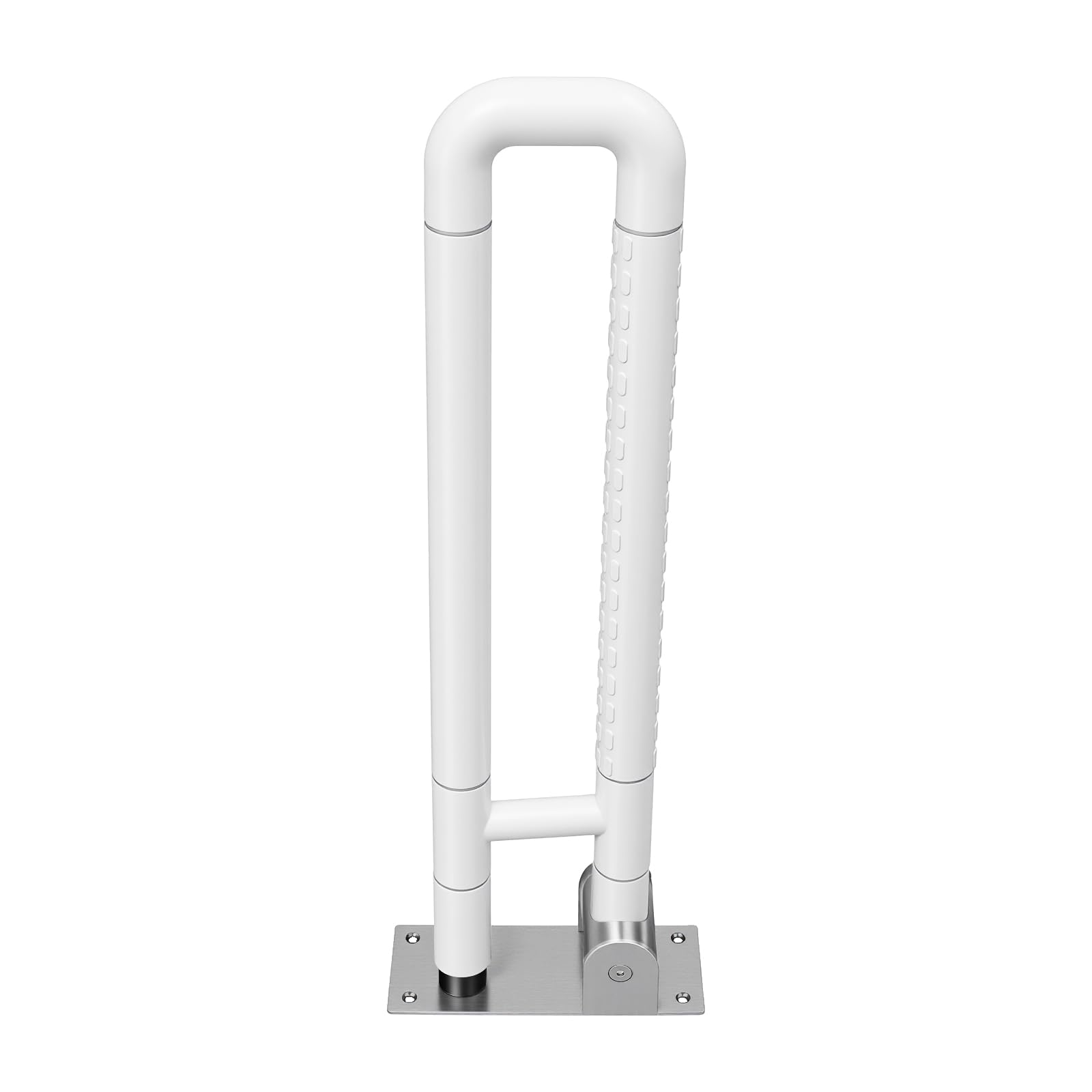 Soporte plegable para inodoro de acero inoxidable, soporte para inodoro de hasta 250 kg, barra de apoyo antideslizante para baño, para personas mayores, discapacitados y embarazadas en el baño