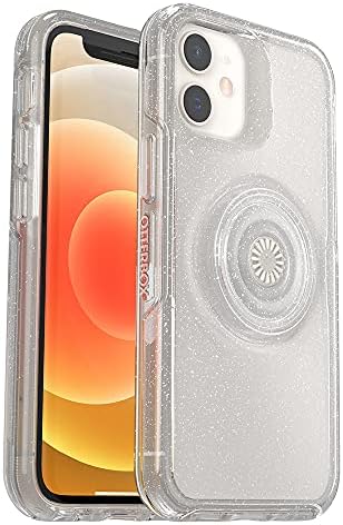 OtterBox Otter+Pop Case for iPhone 12 mini, Shockproof, Drop proof, Protective Case with PopSockets PopGrip, 3x Tested to Military Standard, Pink