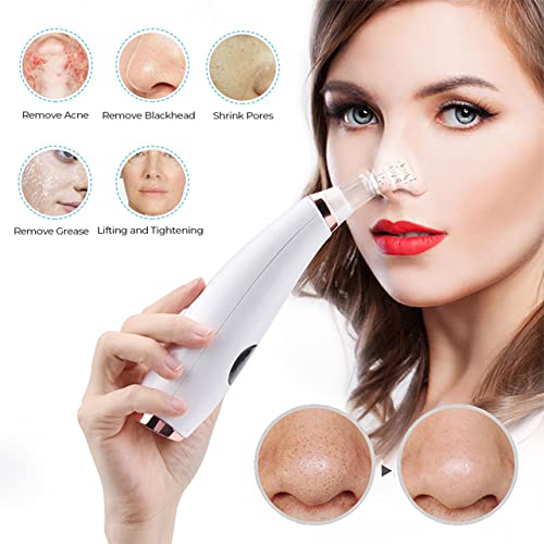 Miniatura 4 de Aspiradora de poros para eliminar puntos negros, dispositivo limpiador de poros facial, herramienta extractora de acné, 5 sondas, kit de aspiradora