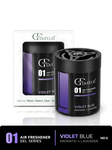Image of Blue Voilet Gel Car Perfume - Lavender Violet Freshness | Long-Lasting 45 Days | Luxury Gel Car Air Freshener