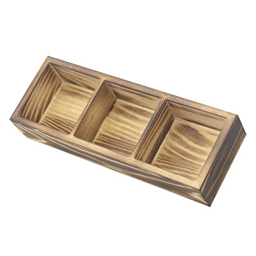 Cabilock Caja De Madera Para Almacenamiento De Bolsitas De Té Compartimentos Organizador De Barra Para Bolsitas De Té Para Armarios y Encimeras De Cocina