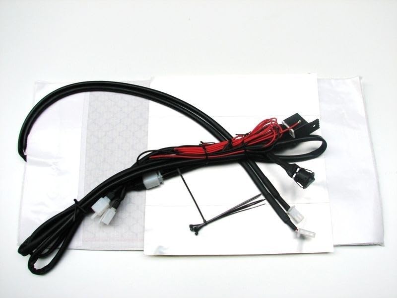 Chauffage universel pour siège ATV Quad Scooter 12 V 35 W Fibre de carbone Fibre de verre
