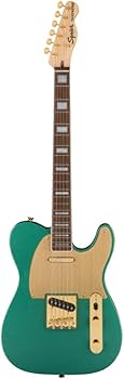 Amazon | Squier by Fender 40th Anniversary Telecaster Gold Edition