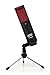 MXL TEMPO-KR Mac and PC Compatible USB 2.0 Powered Condenser Microphone - Black/Red