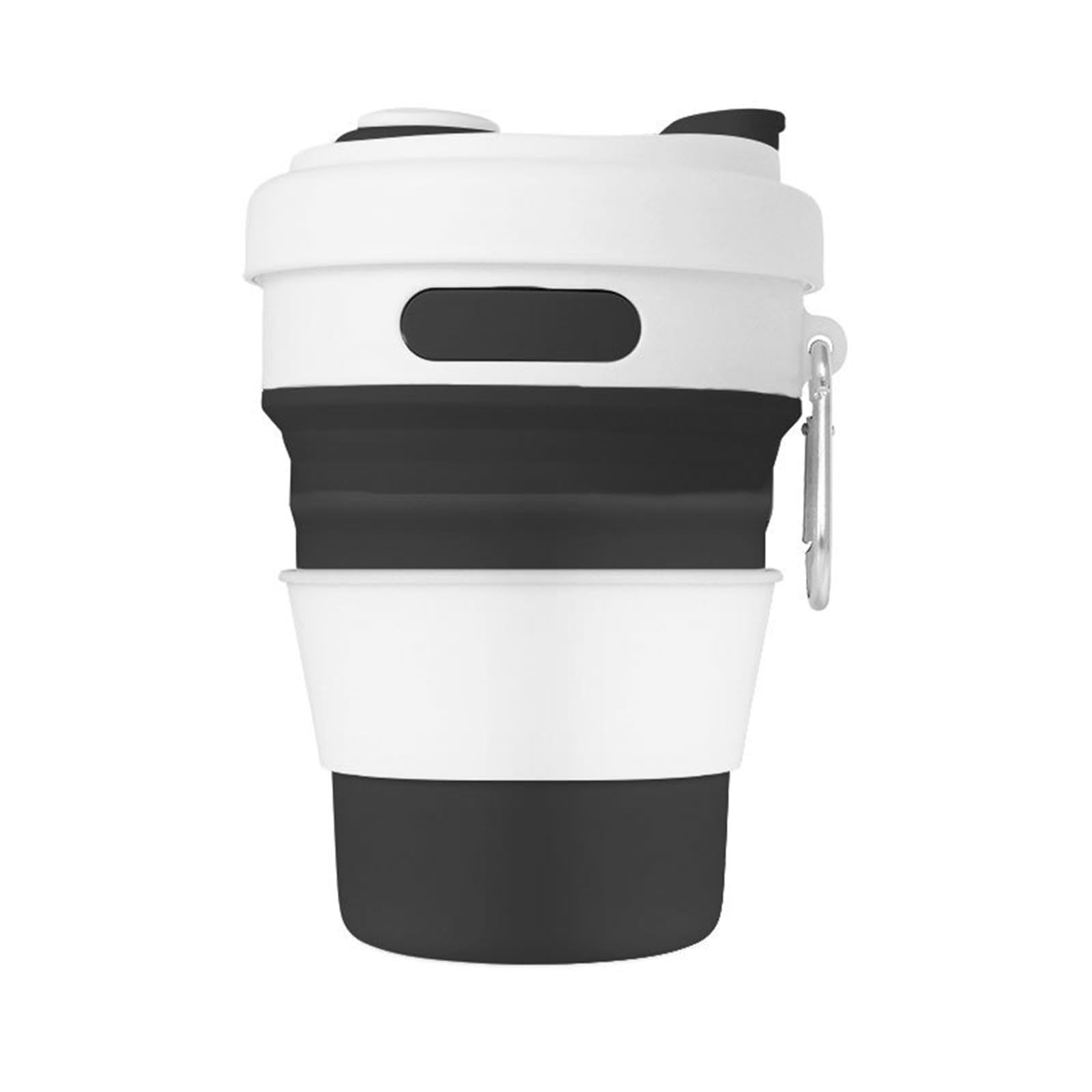 Tasse De Voyage Pliable En Silicone - 500ml - Avec Couvercle - Parfaite Pour Randonnée Et Bureau