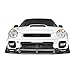 Front Bumper Lip Compatible with 2002-2003 Subaru Impreza WRX Sedan/RS Sedan, Not Fits Wagon, Cw Style PU Black Front Lip Spoiler Splitter by IKON MOTORSPORTS