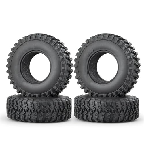 Pneus RC 1/10 anti-patinage pour Axial SCX10 90046 et Traxxas TRX4