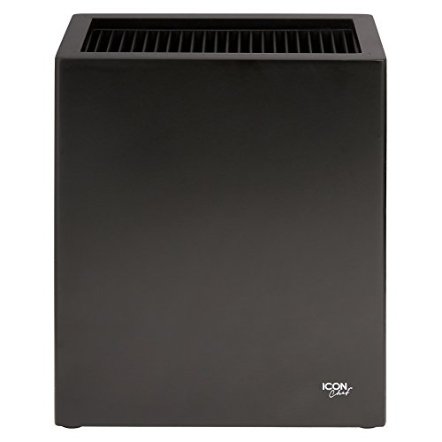 IconChef Rectangle Knife BlockUniversal Knife Block, Black, IC11004-BK