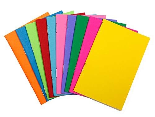 Hygloss Products Tiny Colorful Blank Books Notebook, Sketch Pad, Journal for Drawing, Writing and Scrapbooking, 2 ¾ x 4 ¼-inch-20 per Pack, Multi (77521)