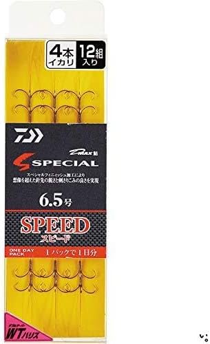 Daiwa D-MAX Sweetfish Special One-Day Pack, Double Taper, Harris, 4 Pieces, Squid, Air Speed (AS), No. 6.5