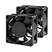 60mm 12V PC Case Fan - PANOMOUNTS CF6025 High Airflow 60mm 25mm 12V 2Pin Vent Cooling Fan Low Noise 5500RPM 2-Pack