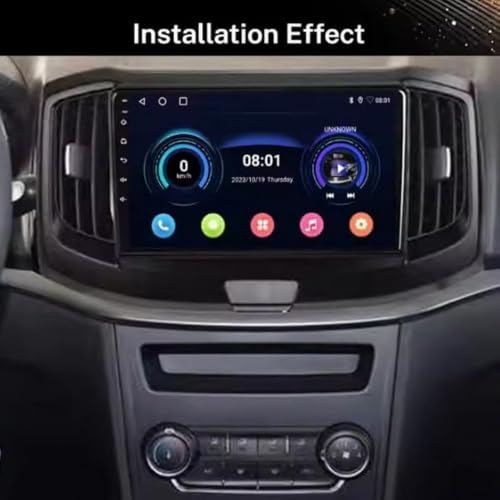 Radio de coche 2 DIN con Bluetooth para Baic Beat y control por voz Siri 2