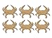 Crab Shape Cut Outs Unfinished Wood Mini Crabs 2.75" Inch 6 Pieces CRB-06