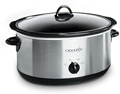 Crock-Pot 7-Quart Manual Slow Cooker Stainless