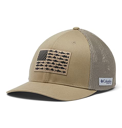 Image of Columbia Unisex Adult PFG Logo Mesh Ball Cap