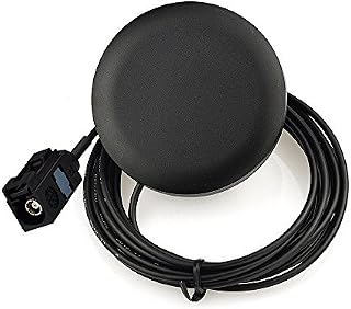 Eightwood DAB Aerial Car Aerial Fakra A Adapter DAB Digital Radio AM/FM Radio Glass Mount Fakra"A" Female 300cm 9.8ft Antenna Cable Compatible for Blaupunkt Pioneer Clarion Kenwood Alpine JVC
