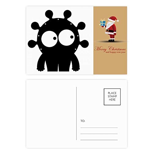 Cartes postales Alien et Monstre Père Noël (lot de 20) idéal cadeau geek