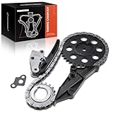 A-Premium Engine Timing Chain Kit W/Tensioner & Sprocket & Guide [OHV, V6 4.0L] Compatible with ford Aerostar 1995-1997, Explorer Ranger 1995-2000 & Mazda B4000 97-00