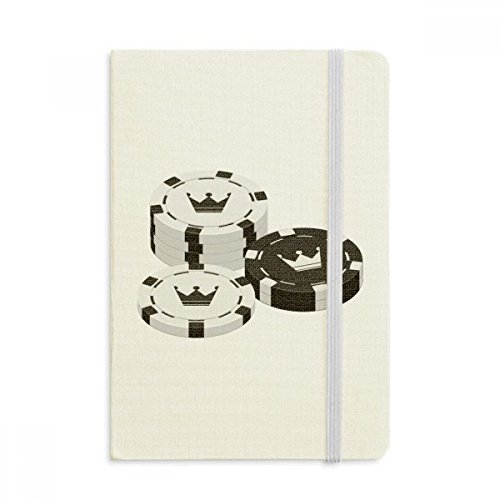 Carnet classique A5 motif chips et couronne pour vos notes quotidiennes et bureau