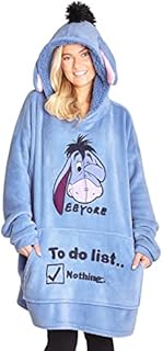 Disney Hoodie Blanket, Sherpa Fleece Oversized Hoodie, Eeyore Stitch Gifts