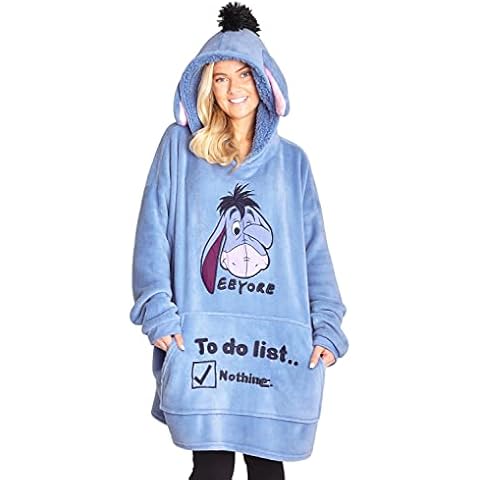 Disney Stitch Fleece Wearable Hoodie Blanket Cover