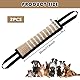 Beisswurst Für Hunde, 2 Stück 30cm Jute Beisswurst, Beißwursts Hunde Mit 2 Griff, Sehr Robustes Hundes Beisswursts, Hundes Training Zubehör, Zerrspielzeug Hund Zum Training Zerrspielzeug (Schwarz)