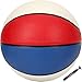 AND1 Xcelerate Rubber Basketball: Official Regulation Size 7 (29.5”) Streetball, Made for Indoor/Outdoor Games (Basketball w/Pump, Red/White/Blue)