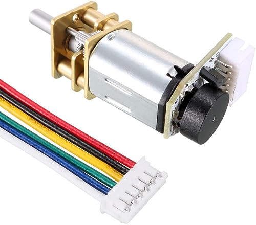 Image of REES52 GA12-N20-12v 1000 RPM ALL Metal Gear Micro DC Encoder Motor with Precious Metal Brush