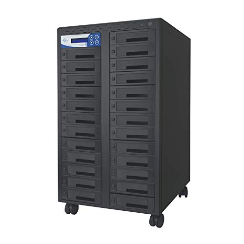 EZ Dupe 1 to 24 HD Pantera Duplicator - SATA Hard Drive/SSD & Sanitizer HDD Cloner 9GB/Min (H24HSATB)