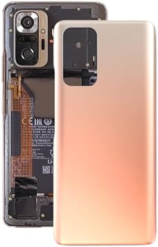 غطاء خلفي زجاجي بديل لبطارية الهاتف الخليوي لهاتف Xiaomi Redmi Note 10 Pro/Redmi Note 10 Pro Max/Redmi Note 10 Pro قطع غيار الهند