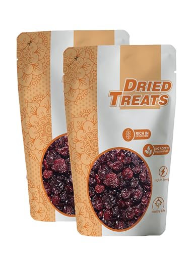 Image of Dried Treats Dried Fruits Nuts And Seeds (Dried Craneberry Whole, 500 Gram (2X250 Gram))