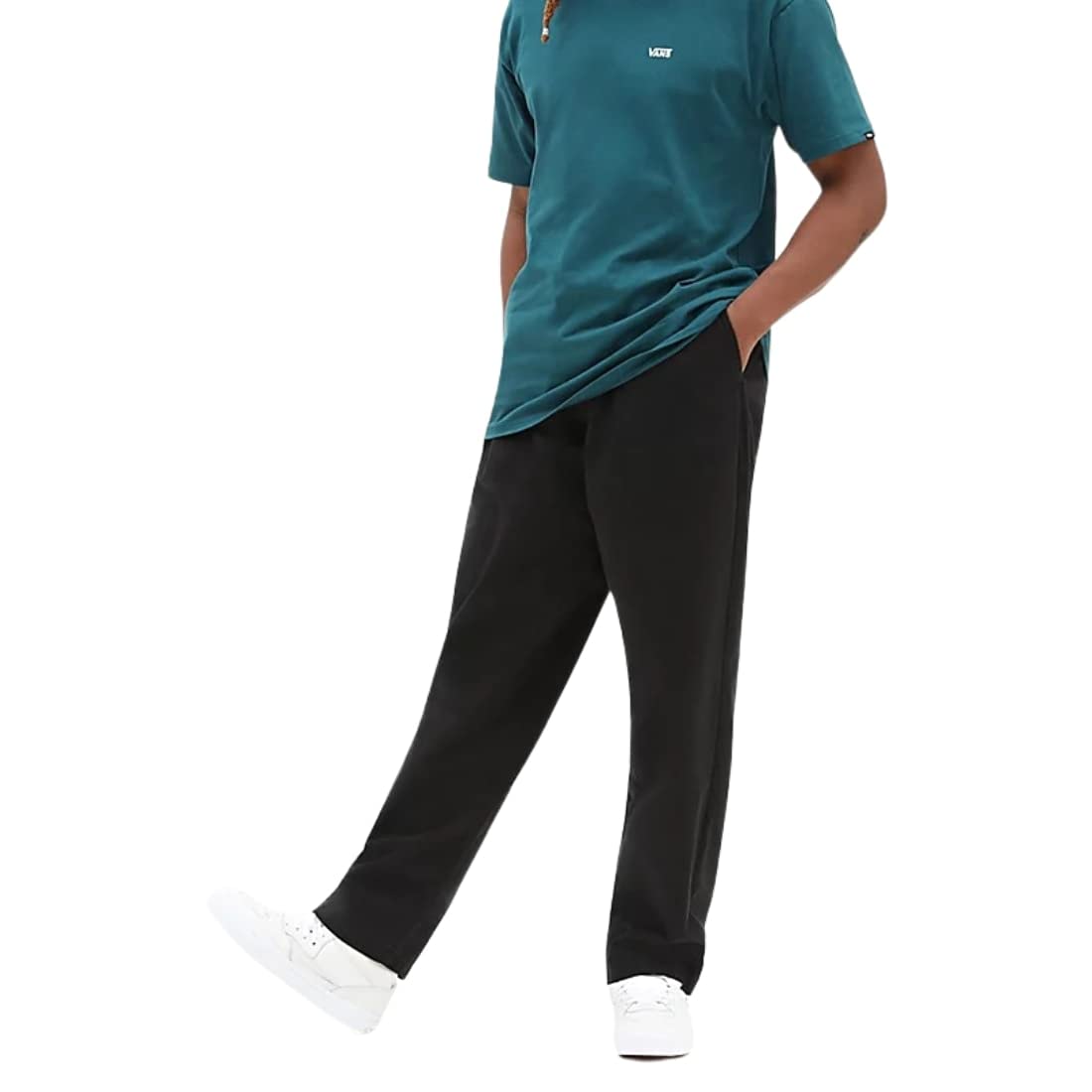 Vans Range Baggy Tapered Elastic Waist Pant, Black, M