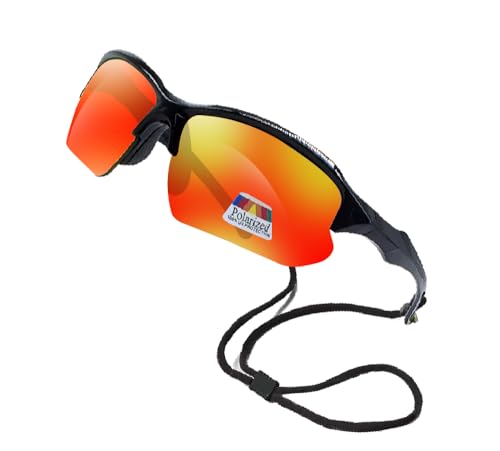 SydeStyle Polarized Bifocal Sunglasses 2.50 Fire Red