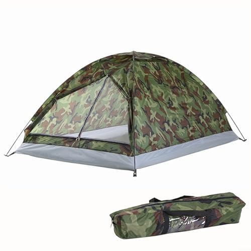 Tienda de campaña ultraligera para 1 2 personas, resistente al agua con instalación rápida y techo de malla para ventilación y supervisión (2 personas)