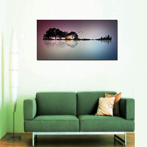 Dzl Art A72650 Guitar Wall Art Canvas Prints For Bedroom Living Room Bathroom Wall Decor Kitchen Artwork Guitar Island Canvas Prints Man Cave Music Lover Gift thumb #2